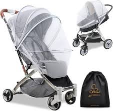 Orzbow Duurzaam Klamboes voor Kinderwagen met Rits