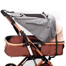 Universeel Zonnescherm voor Kinderwagen met UV-bescherming