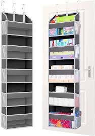 TAHAVICE 2 Stuks Deurhanger Organizer met 5 Doorzichtige Zakken