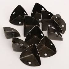 12 Stuks Metalen Hoekbescherming voor Koffers en Tafels
