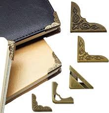 Vintage Boek Hoekbeschermers - 40 Stuks Metalen Accessoires