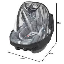 Maxi-Cosi Transparante Ademend Regenhoes voor Babyautostoeltjes
