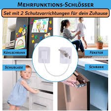Veiligheidsramen en Kinderkast: [x6 Stuks] + Bonus