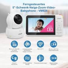 VTECH VM924 Babyfoon met Camera - 5" HD Video