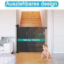 HENGMEI HM-VC-HAG1246B Verlengbare Deurbeschermingshekje 0-150 cm