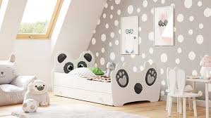 KOBI Panda Kinderbed Wit met Lades 160 x 80 cm
