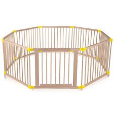 Baby Vivo Twin Box - Verstelbare Houten Speelbox met Deur