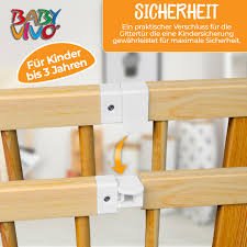 Baby Vivo Twin Box - Verstelbare Houten Speelbox met Deur