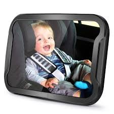 Vinabo Babyautospiegel - Schokbestendig & 360° Verstelbaar