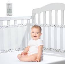 Ademende Babybed Omranding - Verstelbaar 3-4 Zijden
